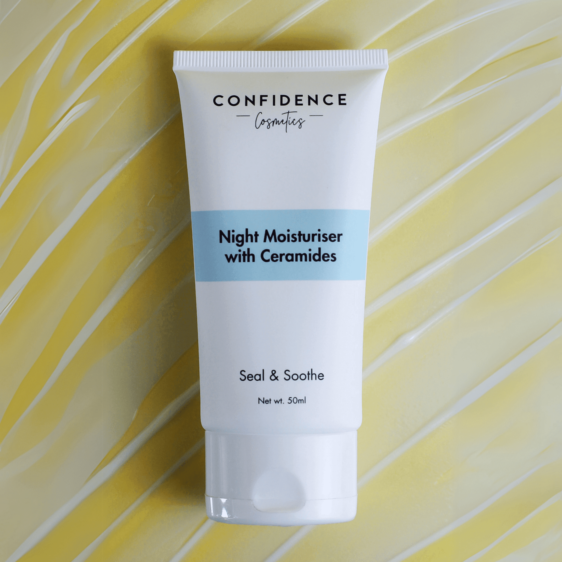 (New Formulation) Seal & Soothe Night Moisturiser with Ceramides - Confidence Cosmetics