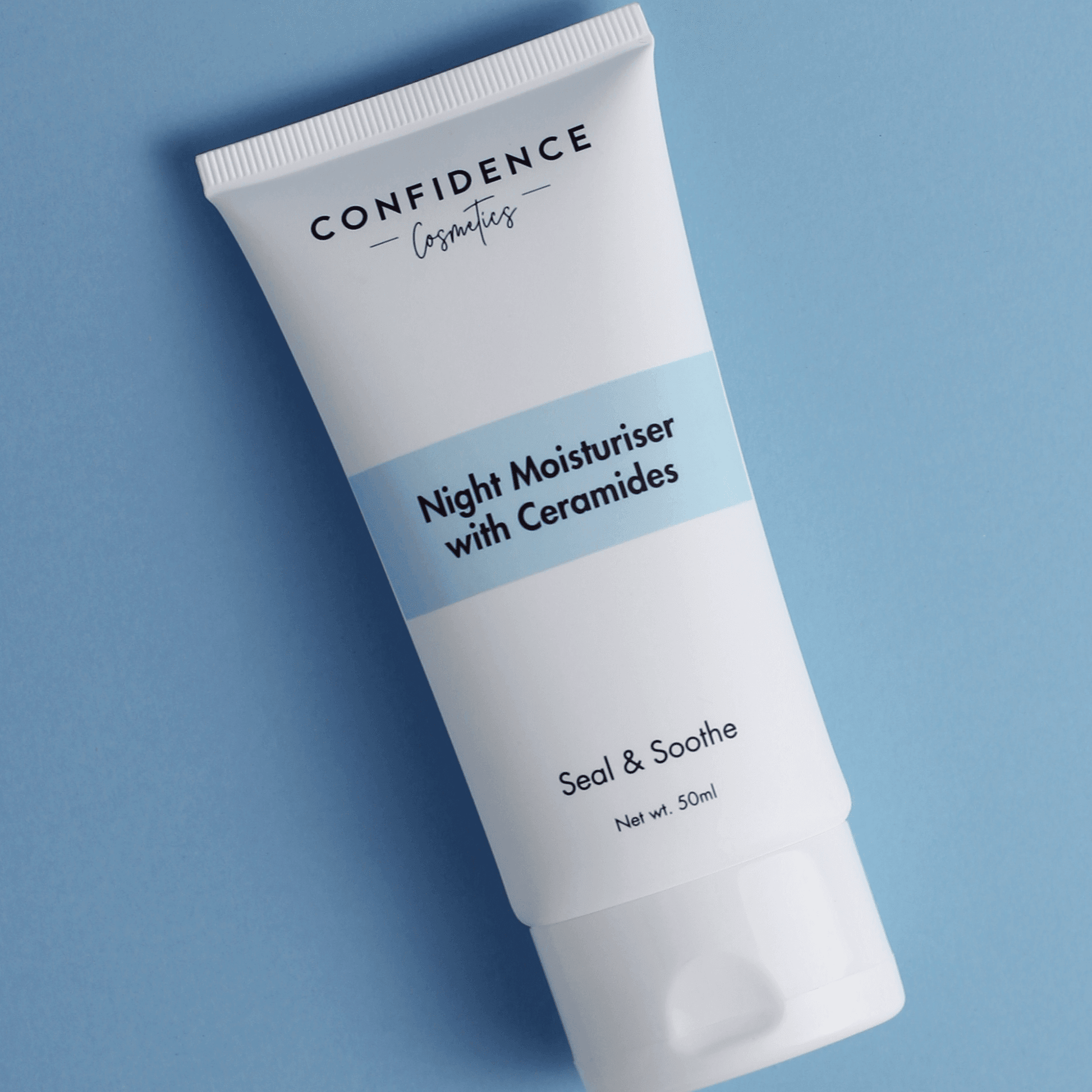 (New Formulation) Seal & Soothe Night Moisturiser with Ceramides - Confidence Cosmetics