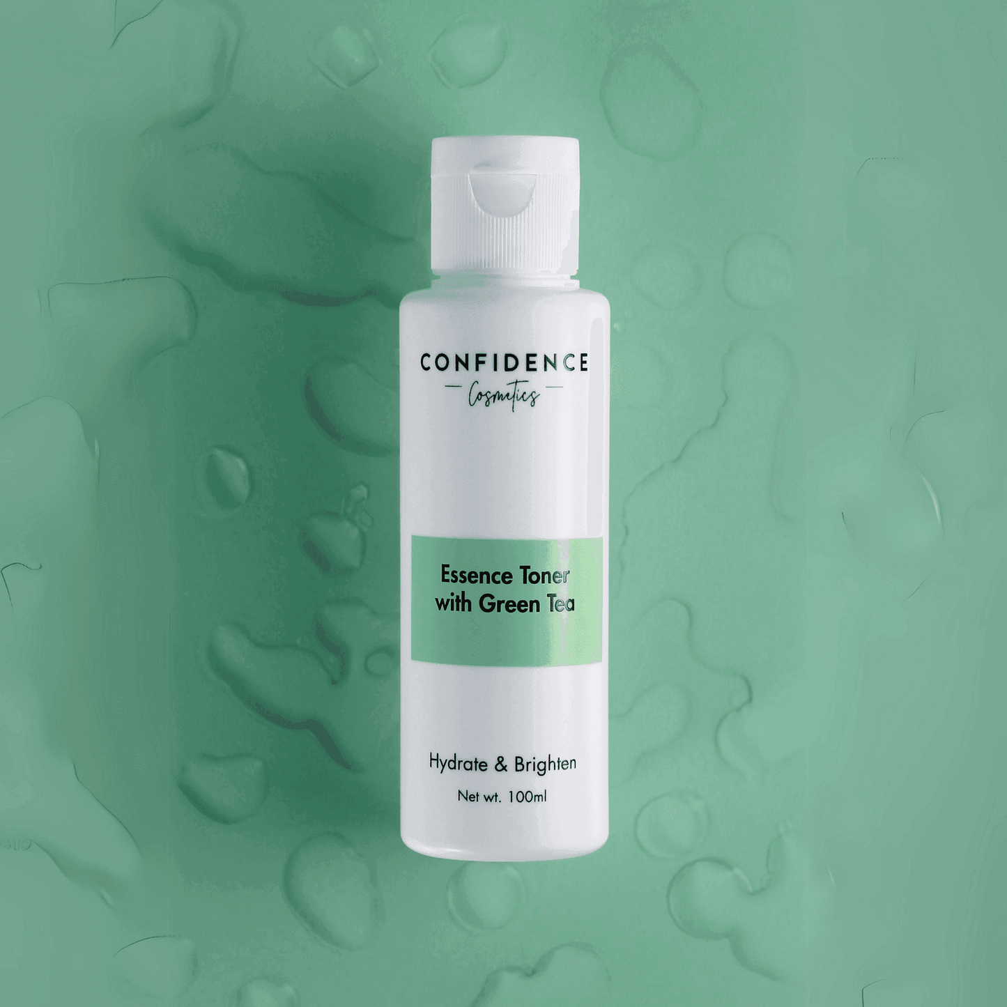 30ml Hydrate & Brighten Essence Toner with Green Tea - Confidence Cosmetics