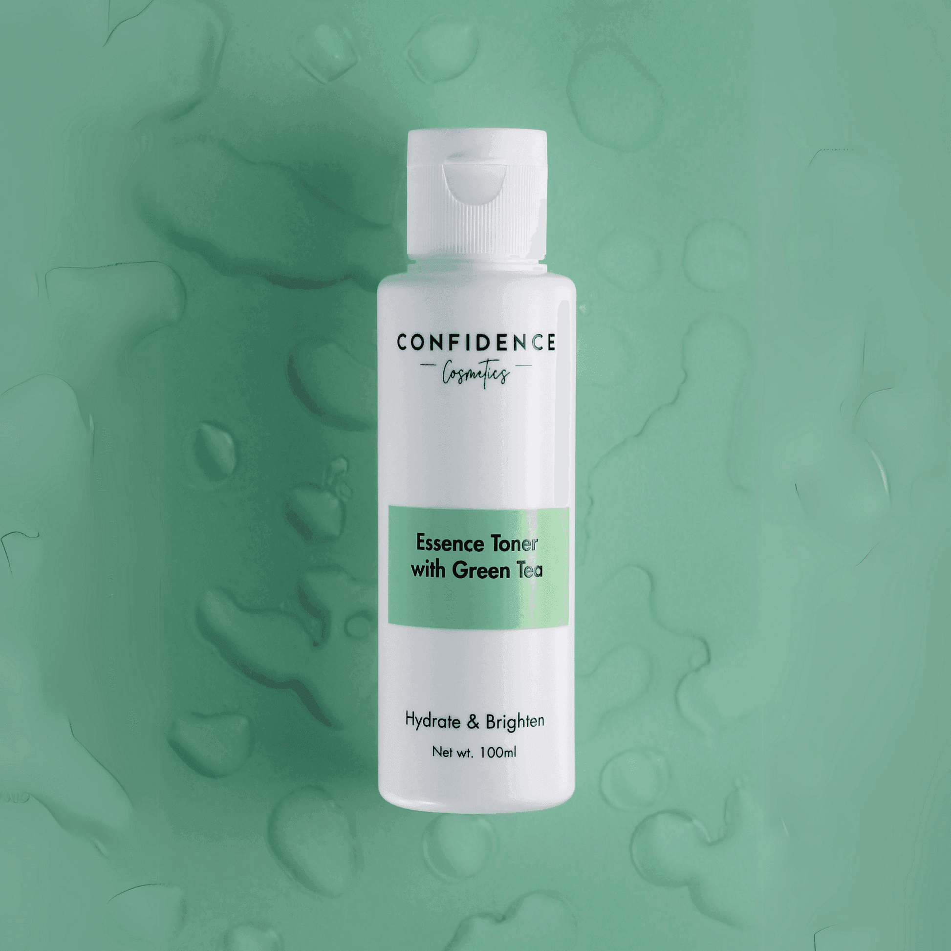 30ml Hydrate & Brighten Essence Toner with Green Tea - Confidence Cosmetics