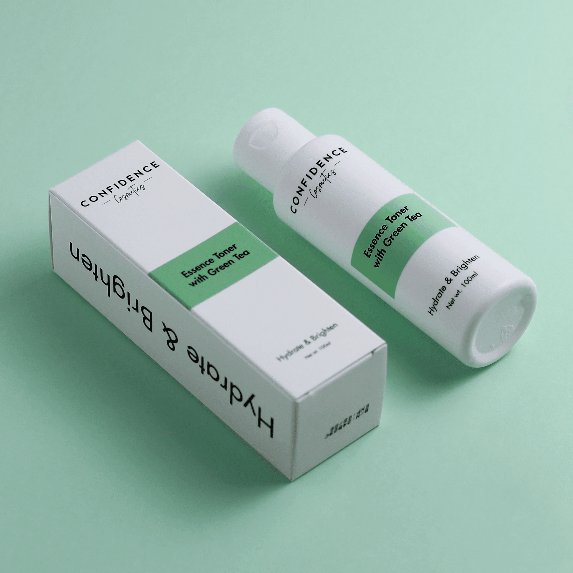 Hydrate & Brighten Essence Toner with Green Tea - Confidence Cosmetics