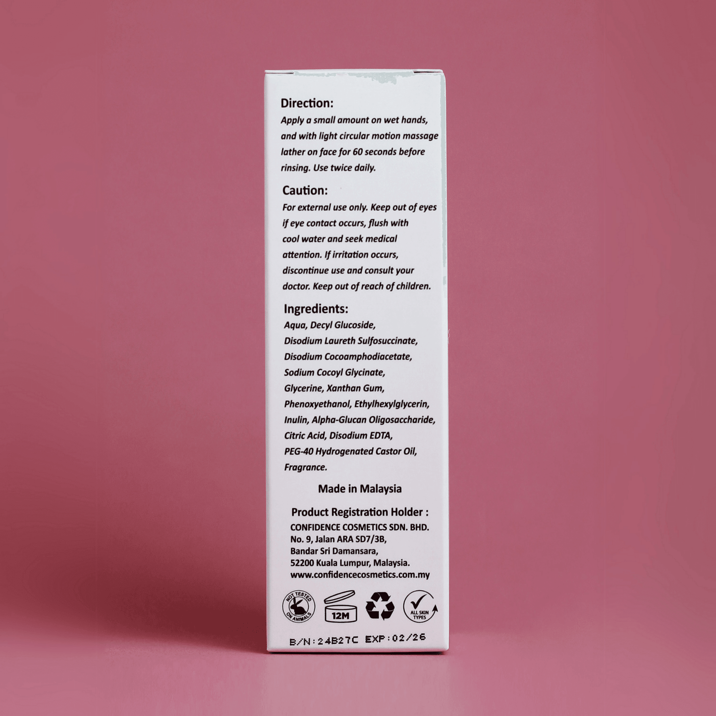 Purify & Clarify Gentle Gel Cleanser With Prebiotics - Confidence Cosmetics