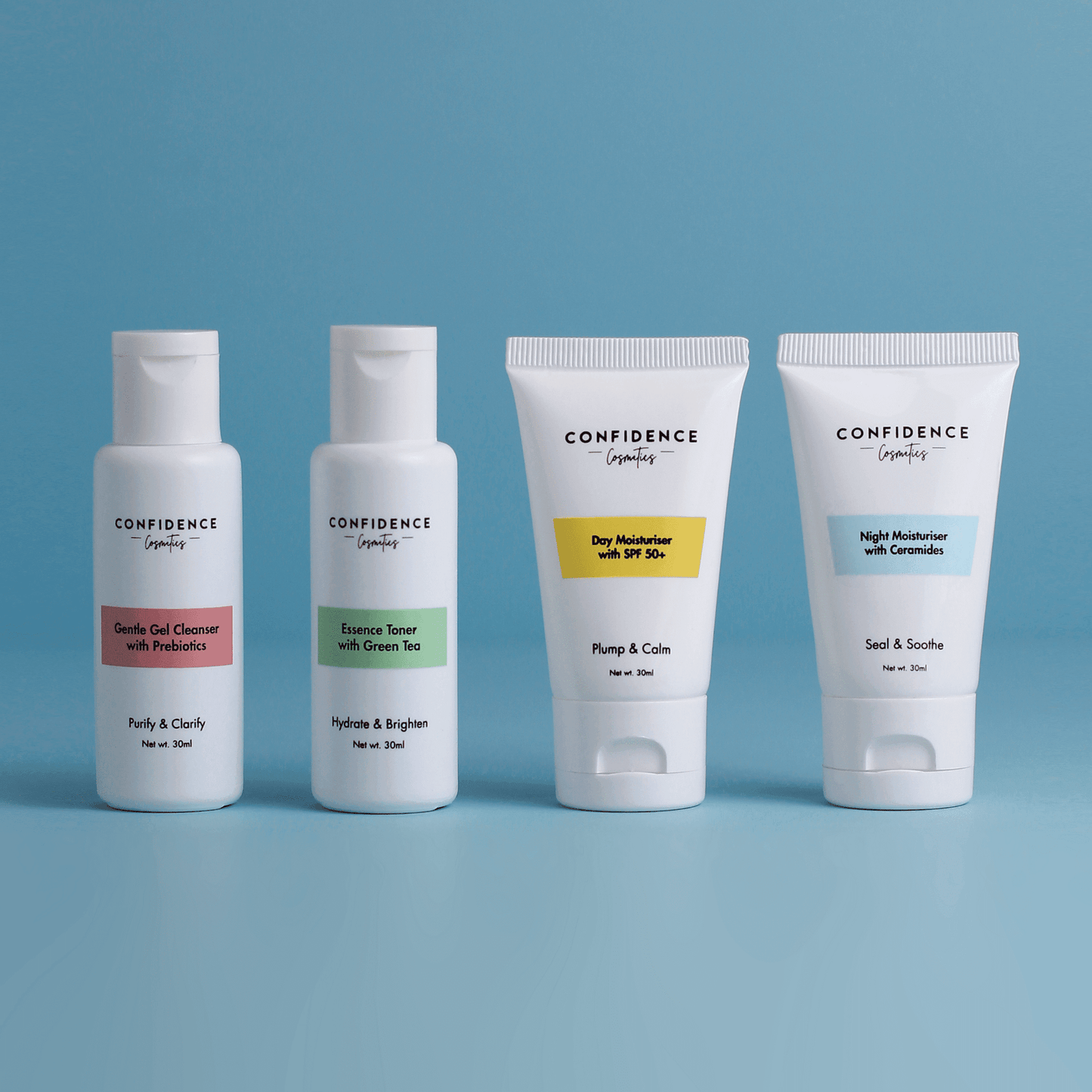 The Miniatures Set - Travel Size 30ml - Confidence Cosmetics