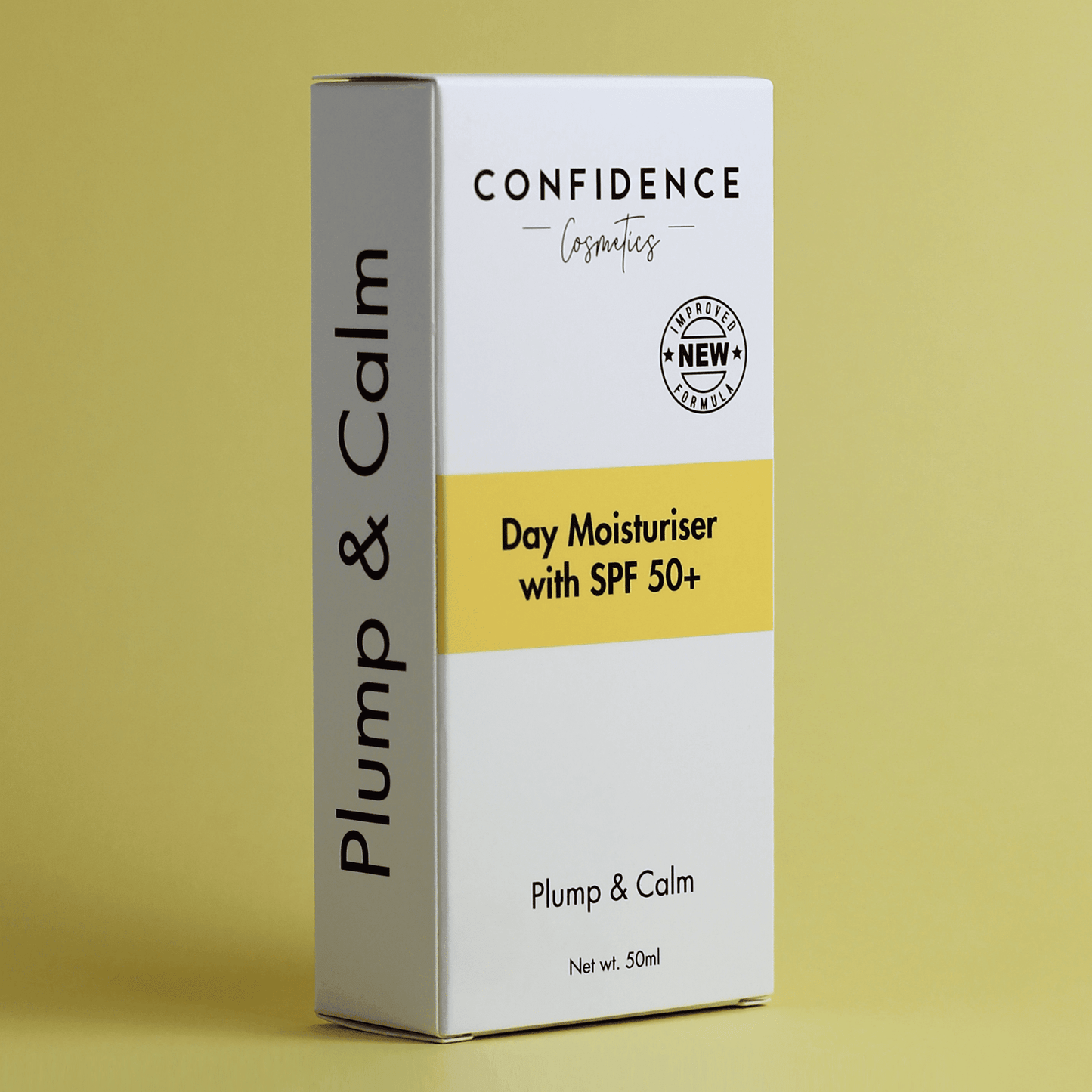 (New Formulation) Plump & Calm Day Moisturiser with SPF 50+ - Confidence Cosmetics