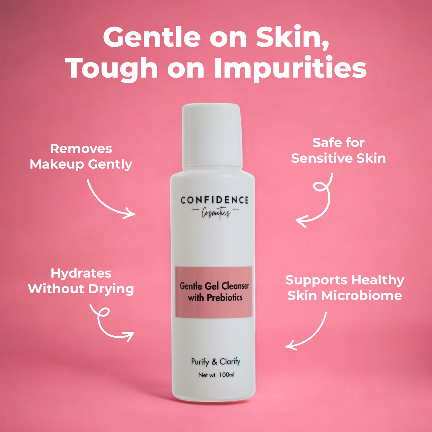 Purify & Clarify Gentle Gel Cleanser With Prebiotics