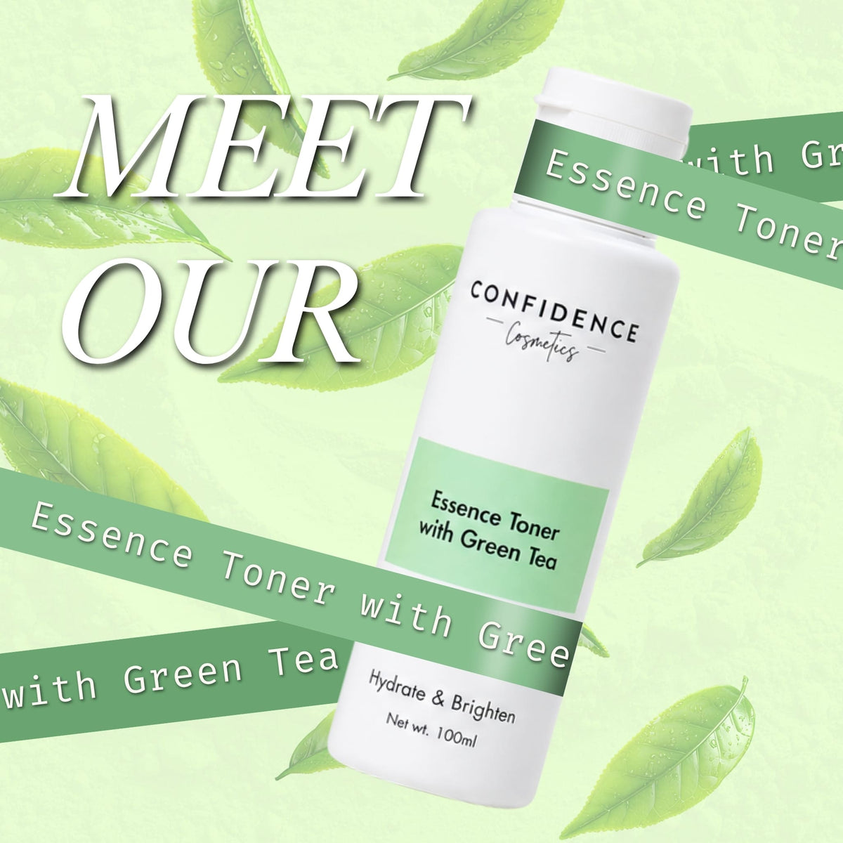 Hydrate & Brighten Essence Toner with Green Tea
