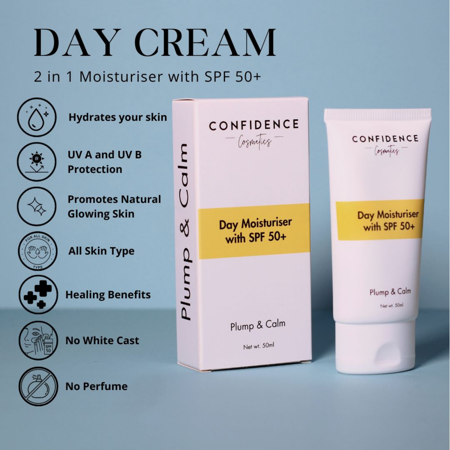 Plump & Calm Day Moisturiser with SPF 50+