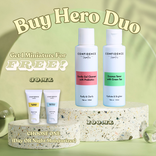 [FREE GIFT] The Hero Duo (Gentle Gel Cleanser 100ml + Essence Toner 100ml)