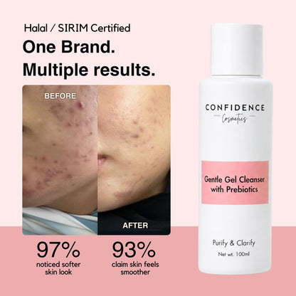 Purify & Clarify Gentle Gel Cleanser With Prebiotics
