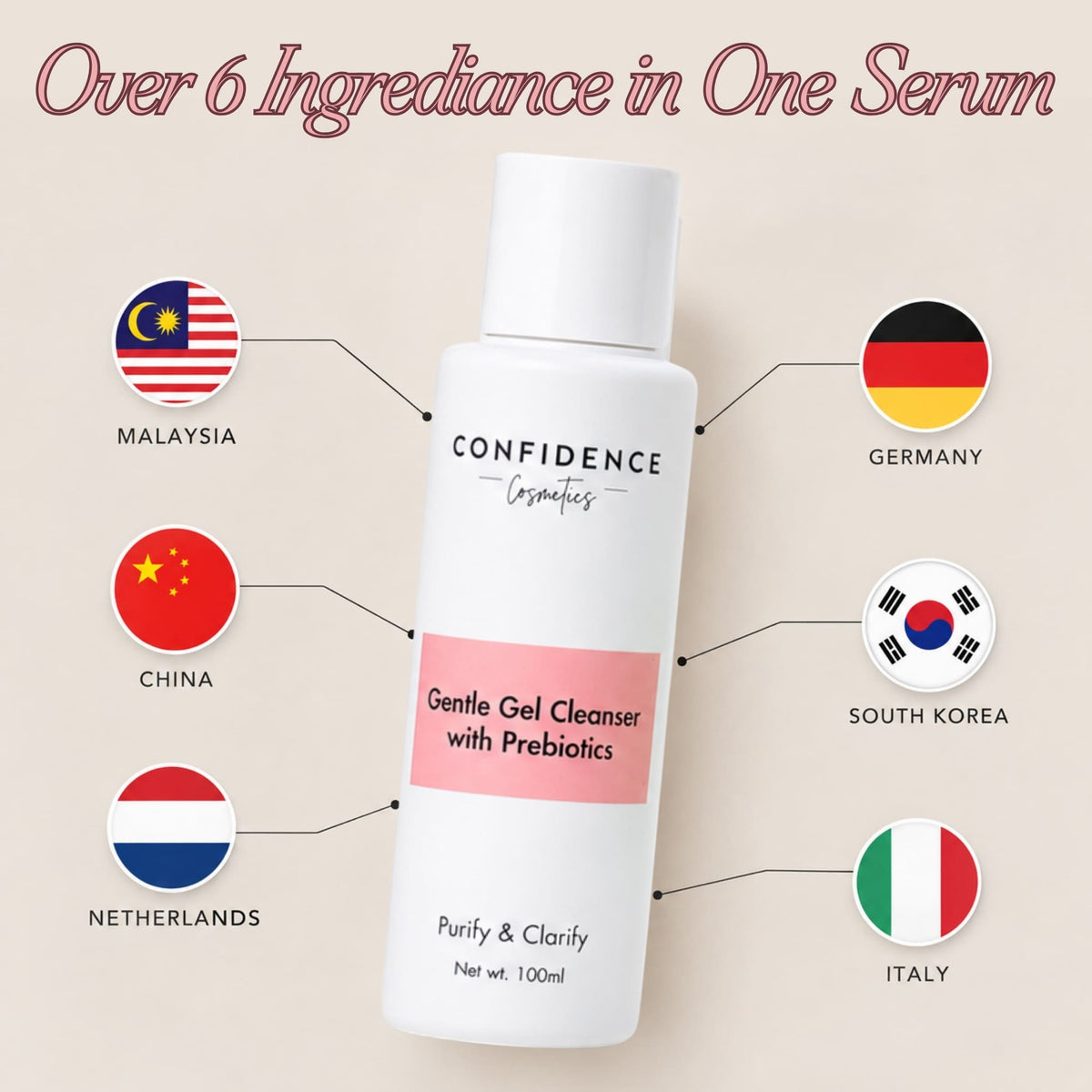 Purify & Clarify Gentle Gel Cleanser With Prebiotics