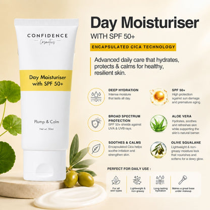 Plump & Calm Day Moisturiser with SPF 50+
