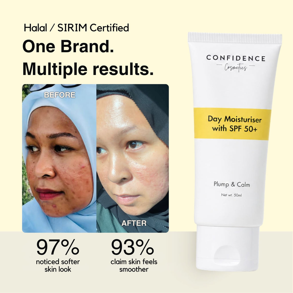Plump & Calm Day Moisturiser with SPF 50+