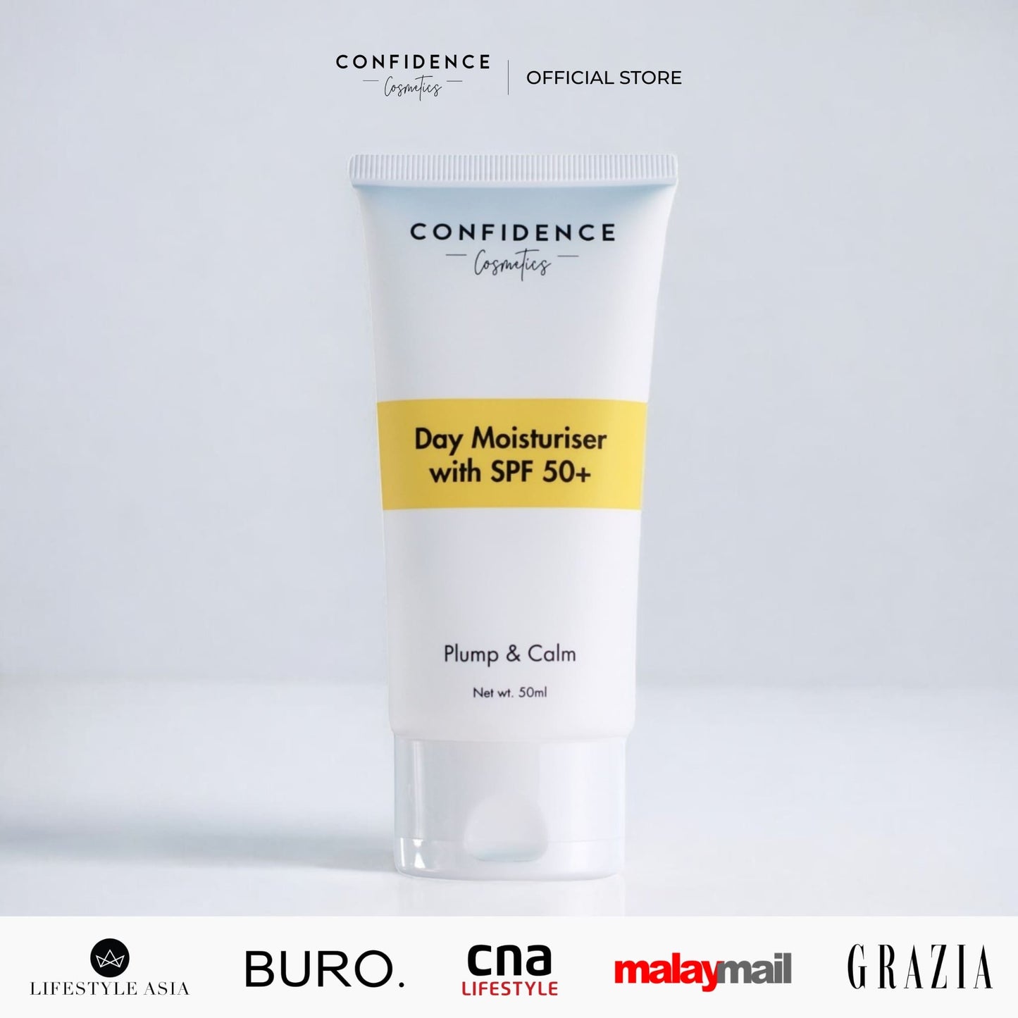 (New Formulation) Plump & Calm Day Moisturiser with SPF 50+