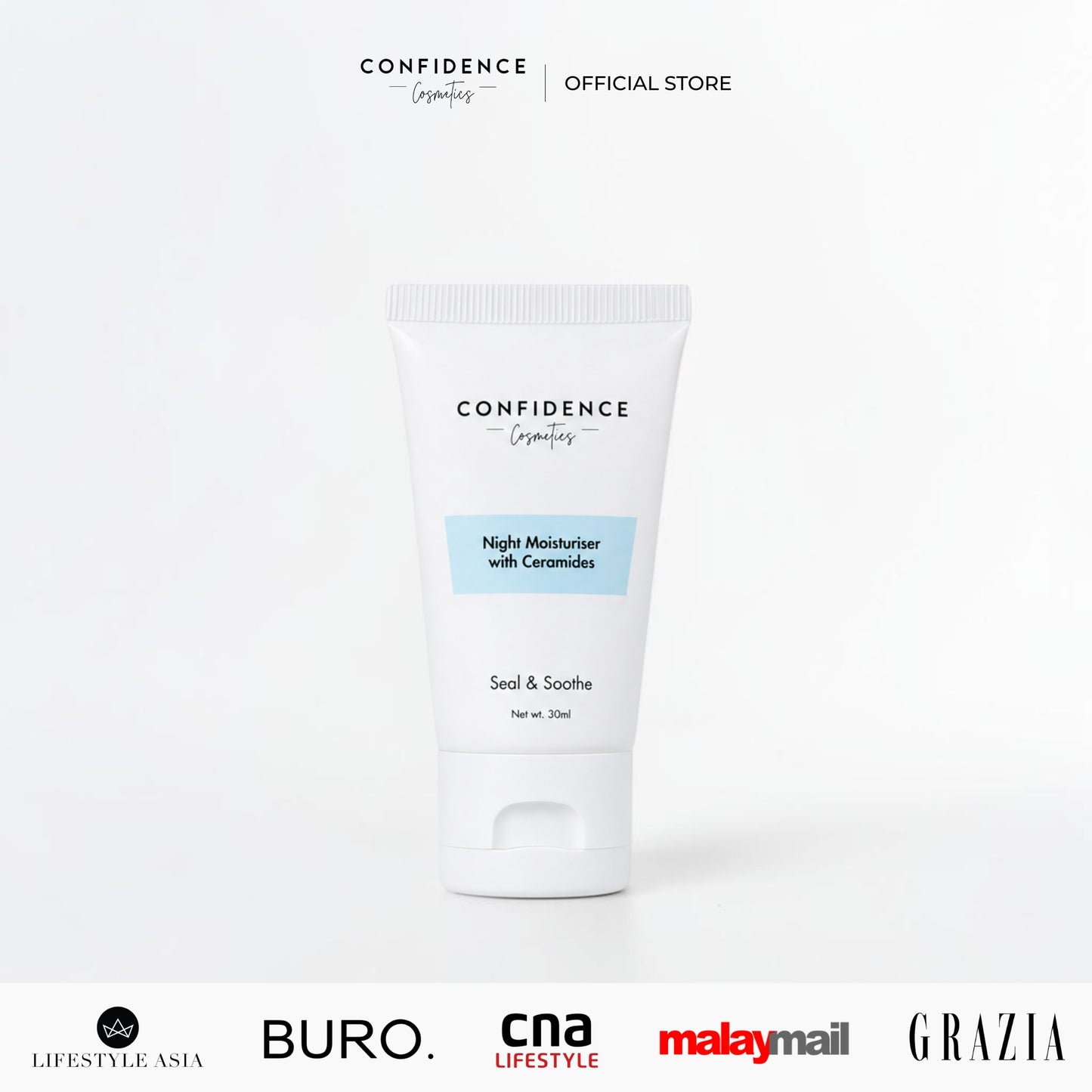 30ml Seal & Soothe Night Moisturiser with Ceramides
