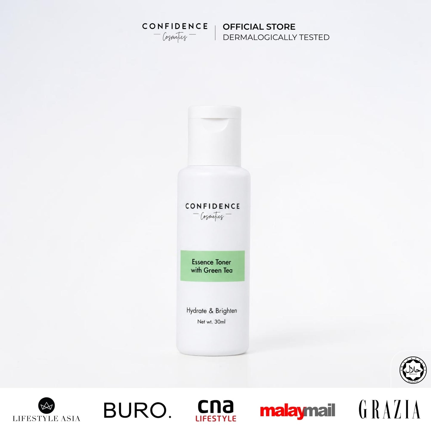 30ml Hydrate & Brighten Essence Toner with Green Tea