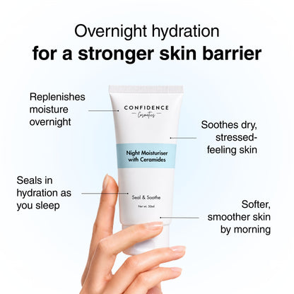 (New Formulation) Seal & Soothe Night Moisturiser with Ceramides