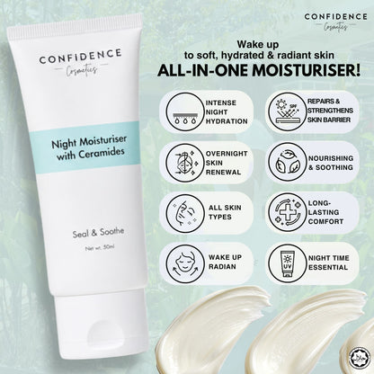 Seal & Soothe Night Moisturiser with Ceramides