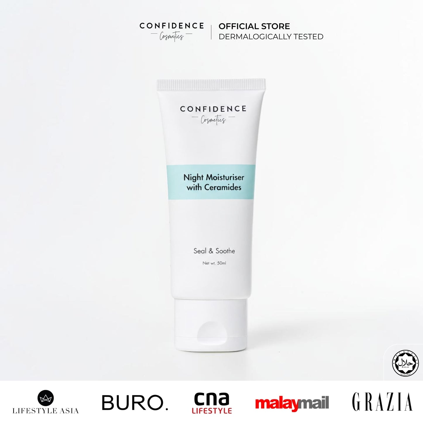 Seal & Soothe Night Moisturiser with Ceramides