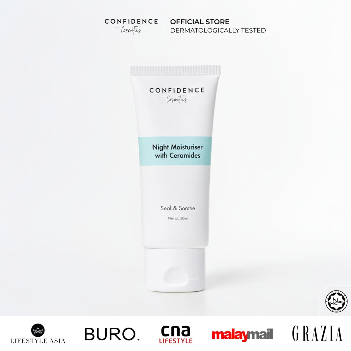 Seal & Soothe Night Moisturiser with Ceramides