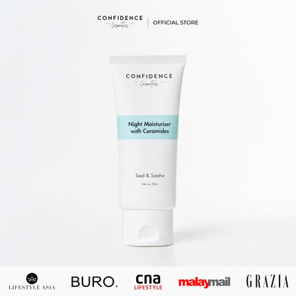 (New Formulation) Seal & Soothe Night Moisturiser with Ceramides