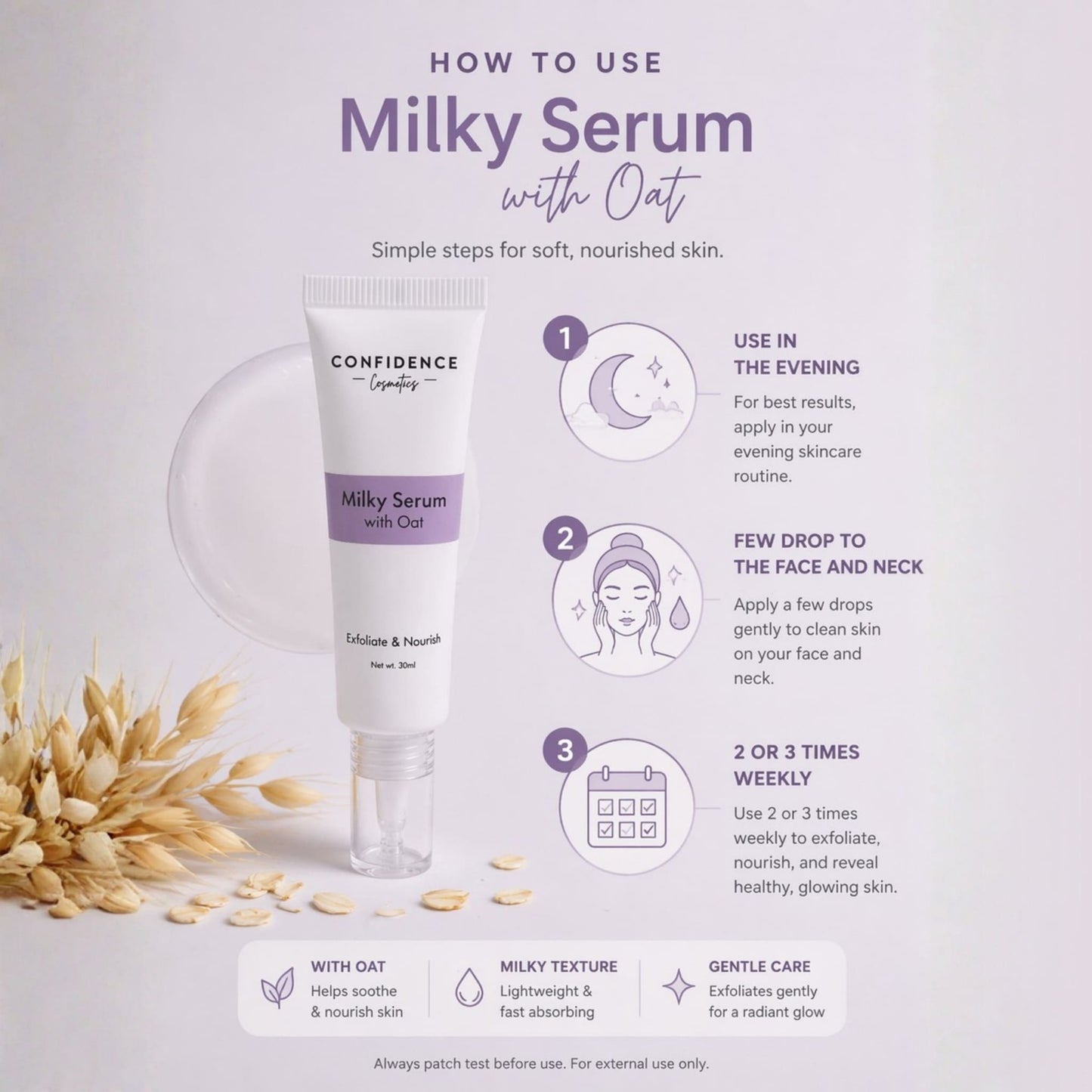 (New) Exfoliate & Nourish Milky Serum with Oat