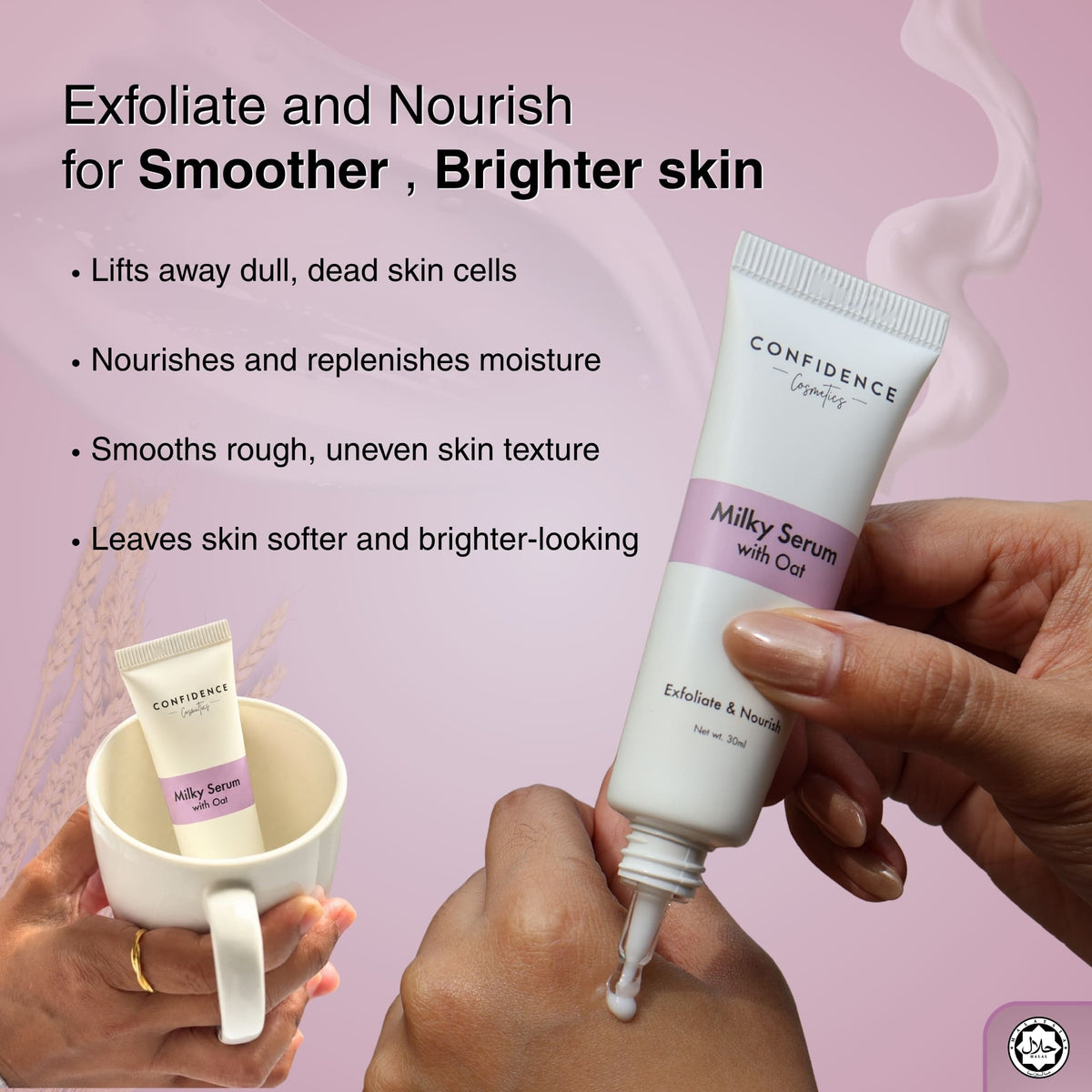 (New) Exfoliate & Nourish Milky Serum with Oat