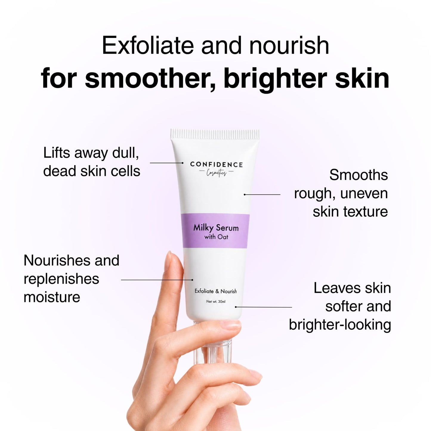 (New) Exfoliate & Nourish Milky Serum with Oat