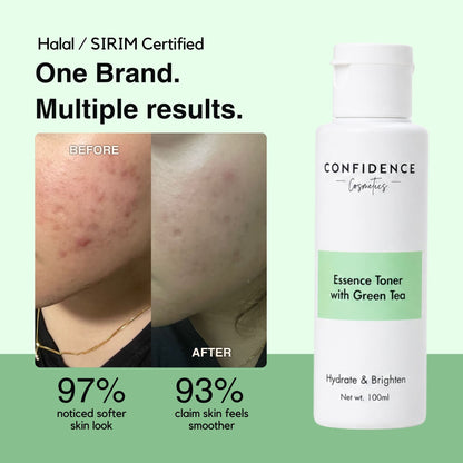 Hydrate & Brighten Essence Toner with Green Tea
