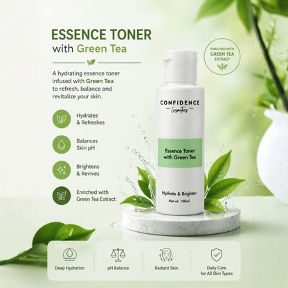Hydrate & Brighten Essence Toner with Green Tea