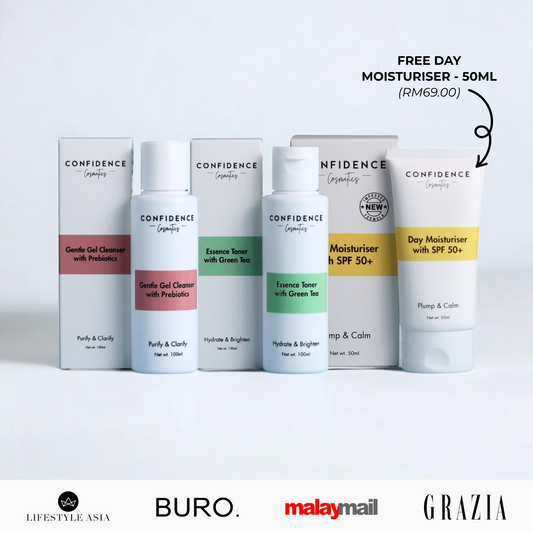 [Day Shield Set] Hero Duo + FREE Day Moisturiser with SPF 50+ (50ml)